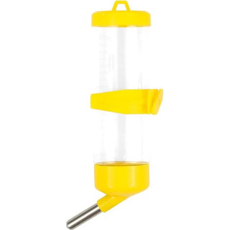 Gourde pour petits animaux de 8,5 oz - Distributeur anti-morsures pour lapins, furets, hamsters, cochons d'Inde Jaune (1/5)