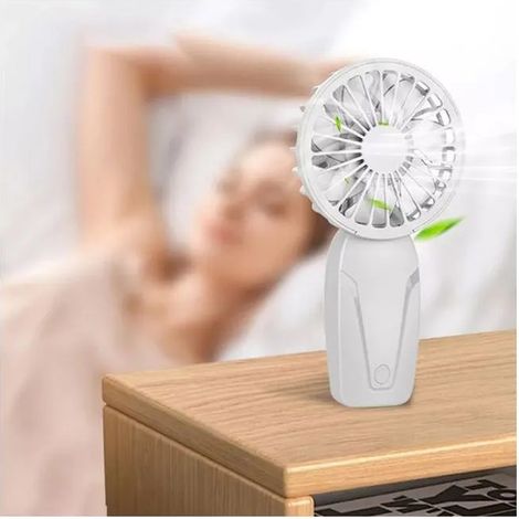 Ventilateur de poche, chargement USB, ventilateur portable, vitesse unique, idéal pour les voyages (1/5)