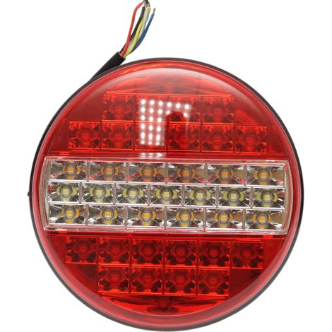Luce freno posteriore rotonda LED 12V/24V universale 142x45mm Breckner Germany (1/5)