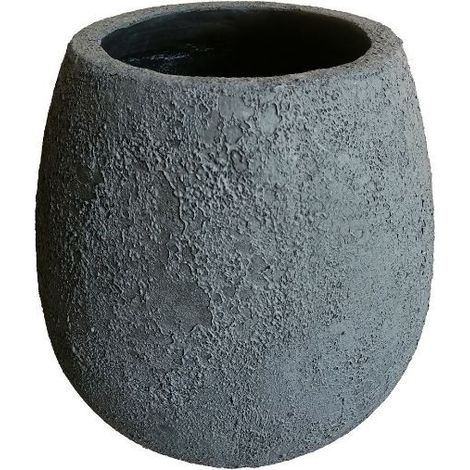 Pot décoratif Agni Pierre de lave - Taille M (1/3)