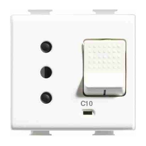 BTIAM5114 1P+N+T 10A verriegelte thermomagnetische Sicherheitssteckdose