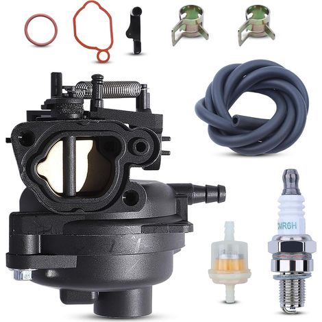 799584 Carburateur Remplacement pour 550EX, 625EX, 675EX, 725EXI, 592361, 594057, 594058, 594529, 799584, 09P702 Tondeuse à Gazon Moteur avec Bougie d'Allumage Pièces et Accessoires (1/5)