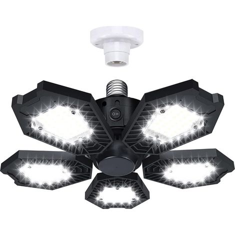 Lampadina, LED, E27, pieghevole, classe F, nera (1/5)