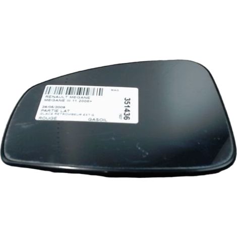 [PRODUIT D'OCCASION] Glace Retroviseur Exterieur G RENAULT Megane III 2008- ♻️ Ref Oe. 963660005r - Garantie à vie (1/3)