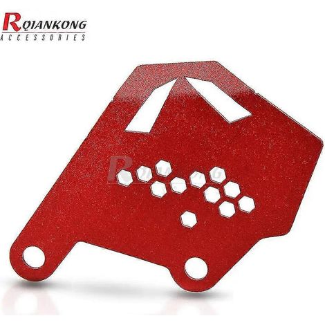Für BMW R1200GS, R1250GS, R 1250 GS Adventure, R1250R, R1250RS, R1250RT (2013–2024, 2023, 2022): Hinterradbremssattel-Abdeckung – rot