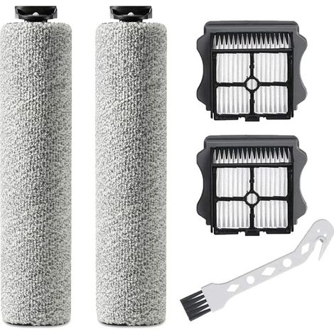 Ersatz-Bürstenrolle für Akku-Nass- und Trockensauger Tineco iFloor 3/Floor ONE S3, 2 Bürstenrollen + 2 Filter + 1 Reinigungsbürste FLITI (1/4)