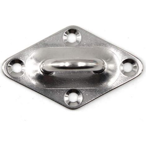10 fixations anneaux d'arrimage de remorque boulons à œil en plaques boulon 304filetage M5 Acier Inoxydable (1/5)