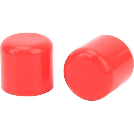 Lot de 5 bouchons en silicone rouge de 30 mm, flexibles et résistants à l'usure, pour tuyau d'aspiration universel. (1/4)