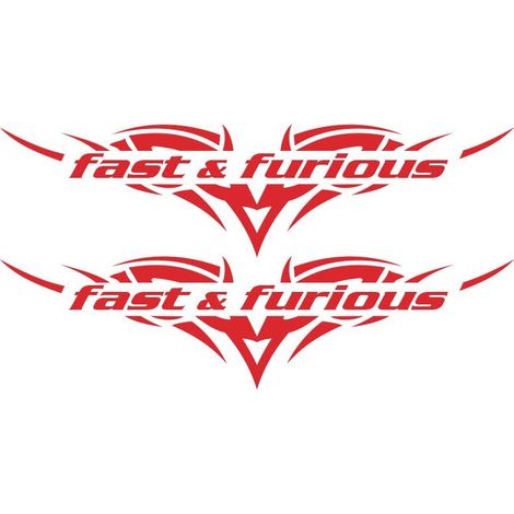 Adesivi Prefustellati Supersagomati per Auto Tipo, Rosso (1/5)