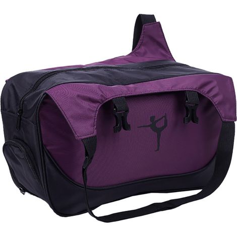 Sac de transport pour tapis de yoga, grand format imperméable, sac de sport à main, capacité élevée, pour fitness et gym (1/5)