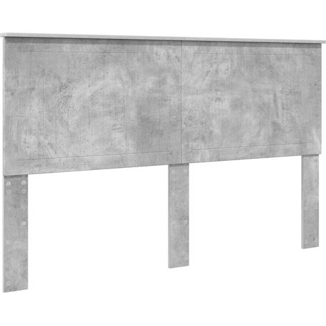 Maison Exclusive - Cabecero con cabecera Gris Concreto 160 cm Mad