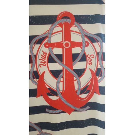 Telo Mare Ancora in Microfibra e Cotone - 83x156 cm