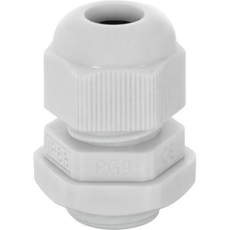Box da 10 unità Pressacavi in nylon IP68 Varie Misure  PG09 (1/5)