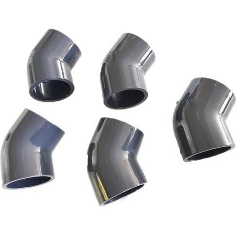 Coude 45° PVC femelle à coller Lot de 5 50mm Lot de 5 (1/4)
