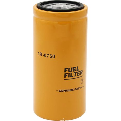Filtres à gazole 1R-0750 pour engins de chantier (pelles hydrauliques, chargeuses, compacteurs, finisseurs) - Disponibles en stock (1/5)