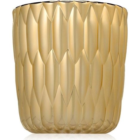 Vaso contenitore Jelly realizzato in PMMA colore Oro Kartell 01228GG