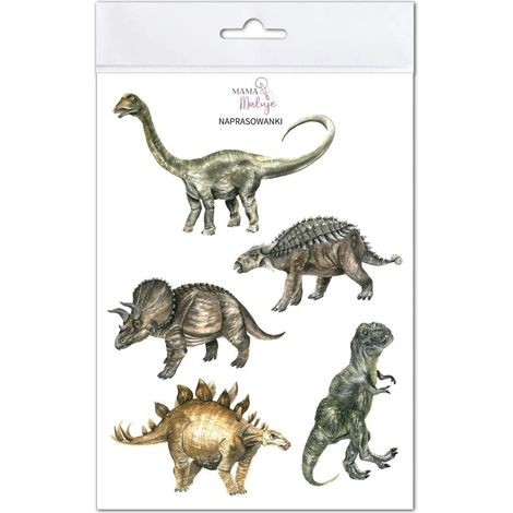 Aufbügelbare Dinosaurier-Aufnäher