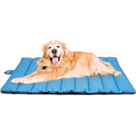 Tapis Pour Chien - 110 x 68 cm - Polyester Lavable En Machine - Antistatique Hygiénique Pliable - Pour Intérieur Extérieur Voyage Camping - 1 Pièce (1/5)