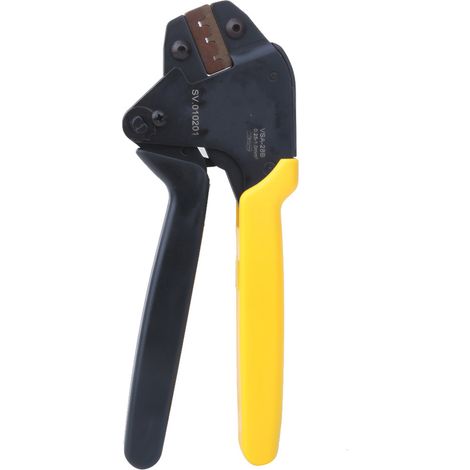 Pince à sertir VSA-28B à cliquet avec ressort, pour cosses de 0,251mm² (AWG23-17), sertisseuse terminale (1/5)