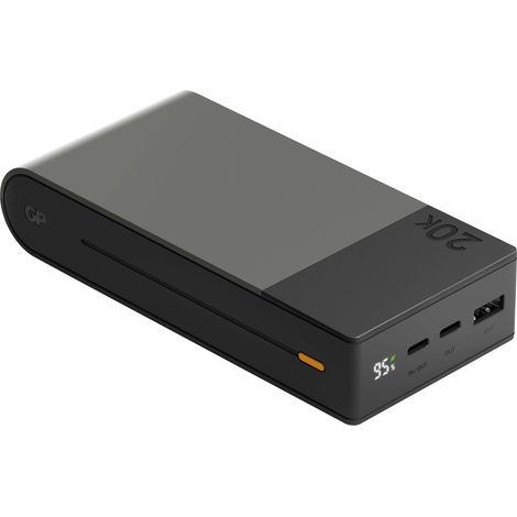 GP GPACCM20C000 Powerbank 20000 mAh LiPo USB-A, USB-C® Grau (1/5)