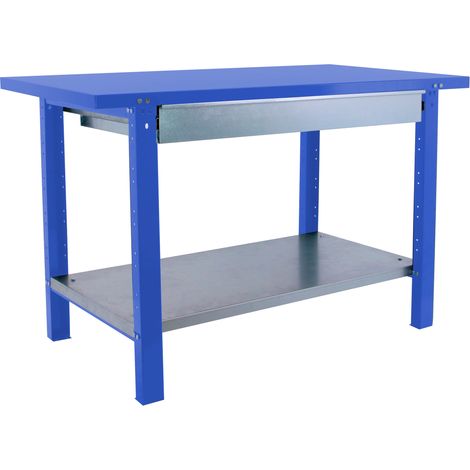 Simonrack Simonwork BT6 Pro Arbeitstisch Blau Robust 120 cm