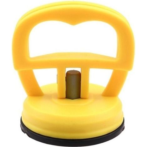 Jaune 58mm voiture indentation réparation extracteur force traction ventouse carrosserie panneau de réparation téléphone portable outil de montage d'écran (1/4)
