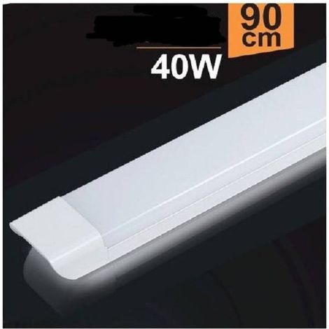 Trade Shop - PLAFONIERA LED SLIM 40 W 90 CM SOTTOPENILE RIPIANI LUCE CALDA FREDDA NATURA -