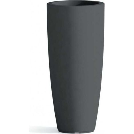 VASO TONDO 'STILO' Ã cm 40xh.90 - 20 lt. antracite