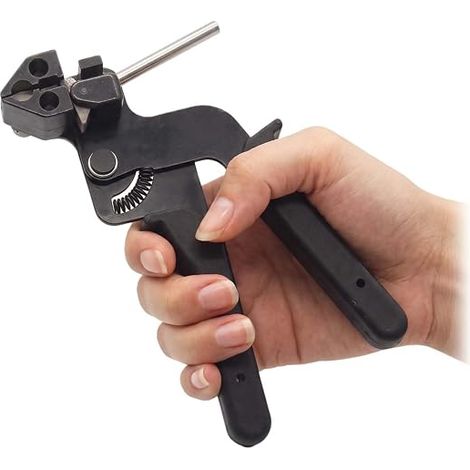Pince à serre-câbles,Outil pour serre-câbles métalliques,Pince pour serre-câbles métalliques,Outil de tension pour serre-câbles,utilisé pour verrouiller et couper les attaches de câble (1/5)