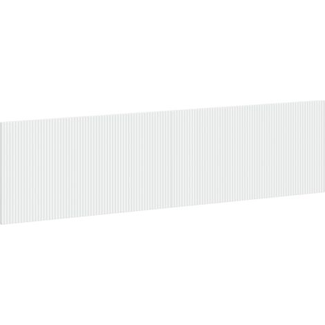 Tête de lit murale ARNHEM Blanc Bois d'ingénierie vidaXL