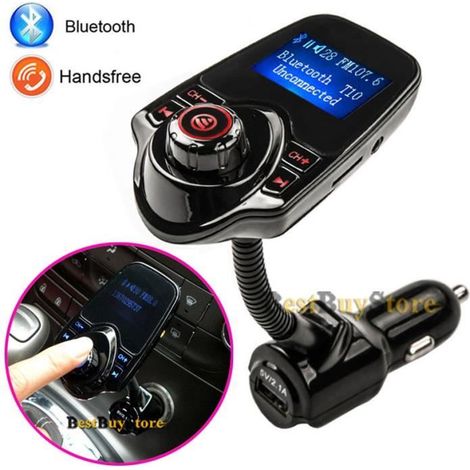 Transmetteur FM - Marques chinoises - Kit mains libres - Bluetooth - USB 5V 2.1A - Support Micro SD (1/4)