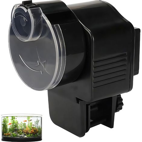 Applicable Distributeur automatique de nourriture pour poissons : 60 ml, distributeur automatique de nourriture pour poissons, distributeur automatique de nourriture pour poissons pour granulés et ban