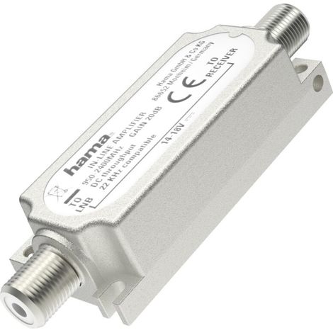 Amplificateur de signal satellite Hama 00205233 20 dB boîtier métal