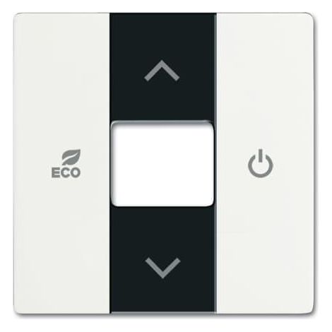 Enjoliveur Thermostat Dérogation Face Avant Futur Blanc Mat 2CKA006220A0614 ABB BJE520581