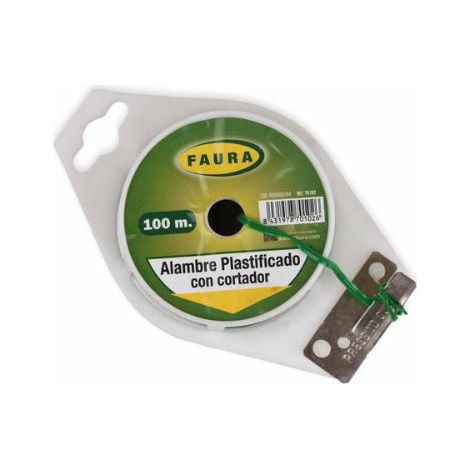 Alambre Plastificado C/Cortador 1mm x 30 m (Faura) (1/2)
