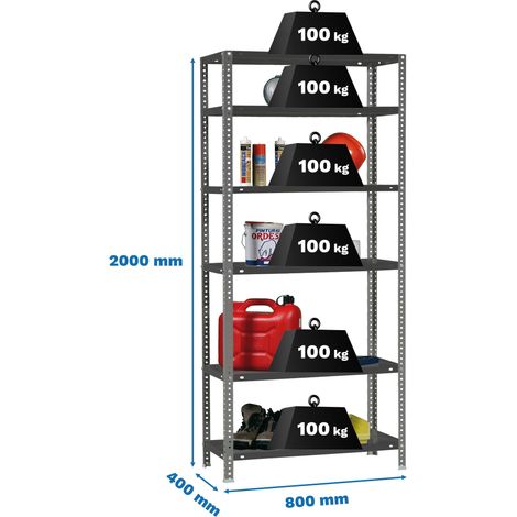 Simon Rack Comfort Mini 6/400 Regal anthrazit robust