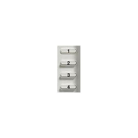 Blocchetto 4 Pulsanti Aggiuntivi Pivot ( BTICINO cod. 337512 )