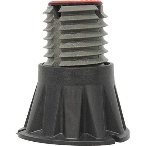 Lazer – Pied stabilisateur pour bac à douche – Réglable de 68 à 125 mm – Grande surface d’appui antidérapante – Supporte jusqu’à 250 kg (1/7)