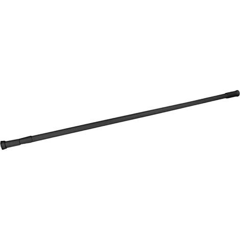 Tringle de Douche Extensible 135 à 250 cm Hydro Noir - Aluminium - Livraison gratuite