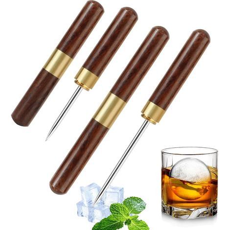2-teiliges Küchen-Eispickel-Set, Eiscrusher aus Edelstahl, Eispickel-Werkzeug, Eispickel aus Edelstahl, Eispickel aus Stahl für Bars, Küchen und Barkeeper (1/5)