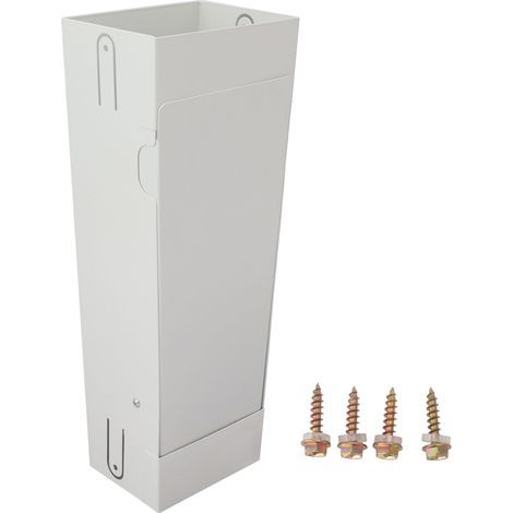 Système de récupération d'eau de pluie avec raccord de descente pluviale 3x4 pouces pour pelouse et jardin (1/5)