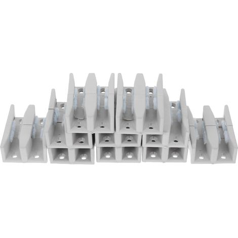 Guides Inférieurs en Plastique Lot de 10 Antidérapants et Solide pour Portes Coulissantes en Verre pour Cabines (1/5)