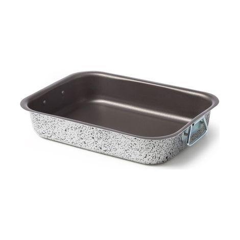 Teglia Antiaderente in Alluminio Rettangolare Sale e Pepe 30 cm