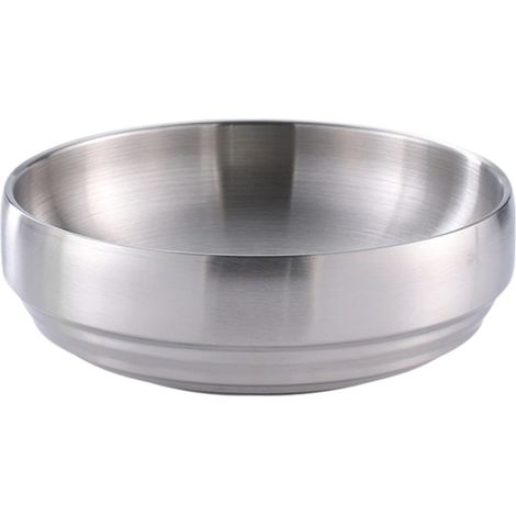 Bol à salade extra-large de 1,7 litre, bol à soupe en acier inoxydable, bol à soupe coréen, bol à ramen à double paroi isolante (1/5)