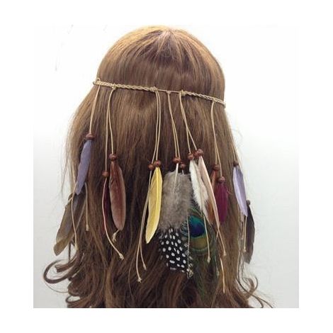 Copricapo indiano, ornamento per capelli, bellissimo motivo C (1/3)