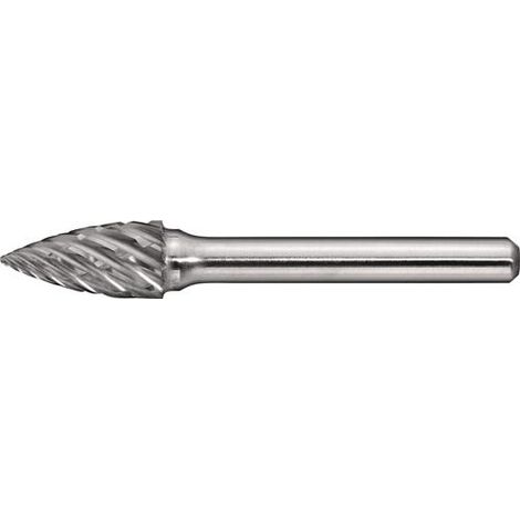 TECWERK Frässtift SPG Special Steel D.8mm Kopf-L.20mm Schaft-D.6mm HM Verz.Kreuz TECWERK (1/2)