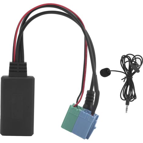 Adaptateur audio Bluetooth 5.0 avec microphone, câble AUX 59,1 pouces compatible stéréo ports 8 broches et 6 broches. (1/5)