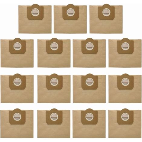 EASYCOMFORT Sacs d'aspirateur 6.959-130.0 pour aspirateurs multi-usages et laveurs Kärcher WD 3, MV 3, WD 3.200 à WD 3.800M SE4001 SE 4002, sacs filtrants en papier (lot de 15) (1/5)