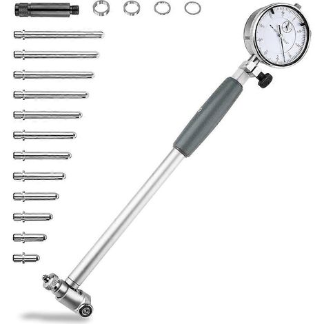 Jeu de jauges d'alésage, plage de mesure 2"-6", précision 0,001", pour la mesure de l'alésage des cylindres de moteur, l'usure et le défaut de circularité. (1/5)