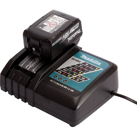 Makita BL1860B and DC18RC Energy Kit With 2x6.0Ah 18v LXT Li-Ion Batteries & Charger (1/4)